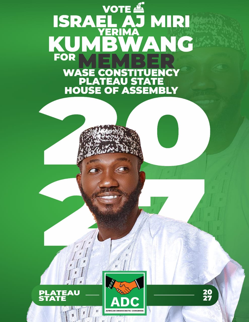 Prince Israel with community members